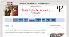 Desktop Screenshot of lehighvalleypsych.org