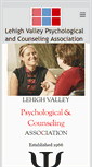 Mobile Screenshot of lehighvalleypsych.org